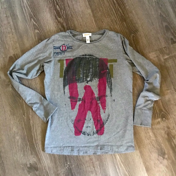 Diesel Tops - Like New Diesel M Unisex Long Sleeve Graphic Tee